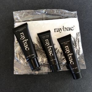 Raybae Basic Night Kit - Collagen Mask, Deep Water Night Cream, Rosehip Cleanser